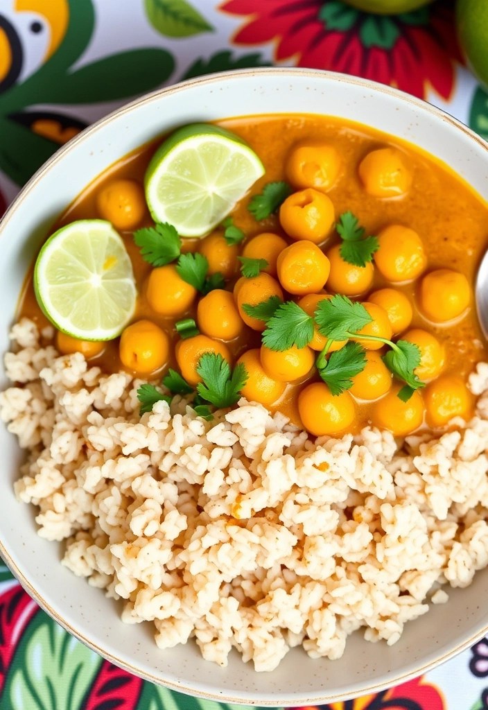 21 Delicious Healthy Eating Recipes That'll Make You Forget Junk Food Exists! - 11. Coconut Curry Chickpeas