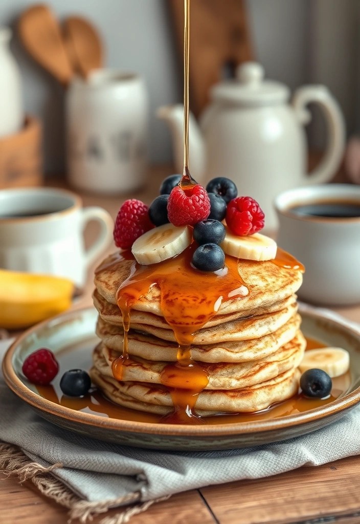 21 Delicious Healthy Eating Recipes That'll Make You Forget Junk Food Exists! - 12. Oatmeal Banana Pancakes