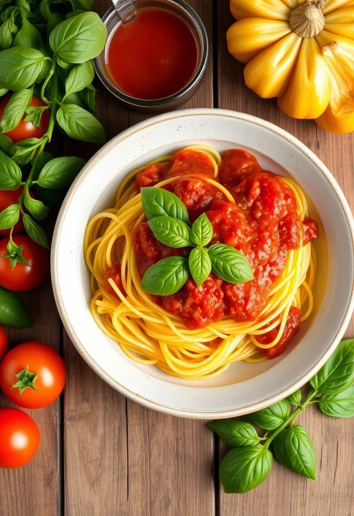 21 Delicious Healthy Eating Recipes That'll Make You Forget Junk Food Exists! - 15. Spaghetti Squash with Marinara Sauce