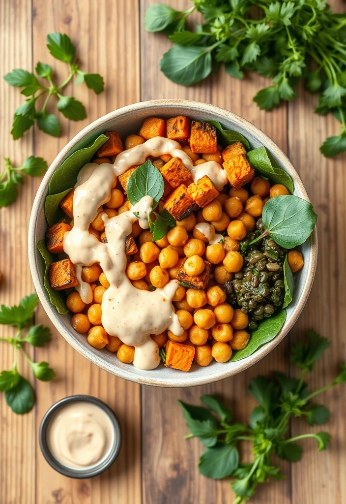21 Delicious Healthy Eating Recipes That'll Make You Forget Junk Food Exists! - 5. Sweet Potato & Chickpea Buddha Bowl