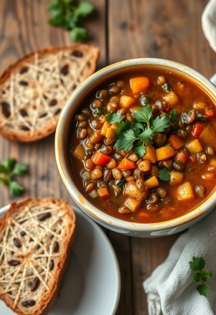 21 Delicious Healthy Eating Recipes That'll Make You Forget Junk Food Exists! - 9. Lentil Soup