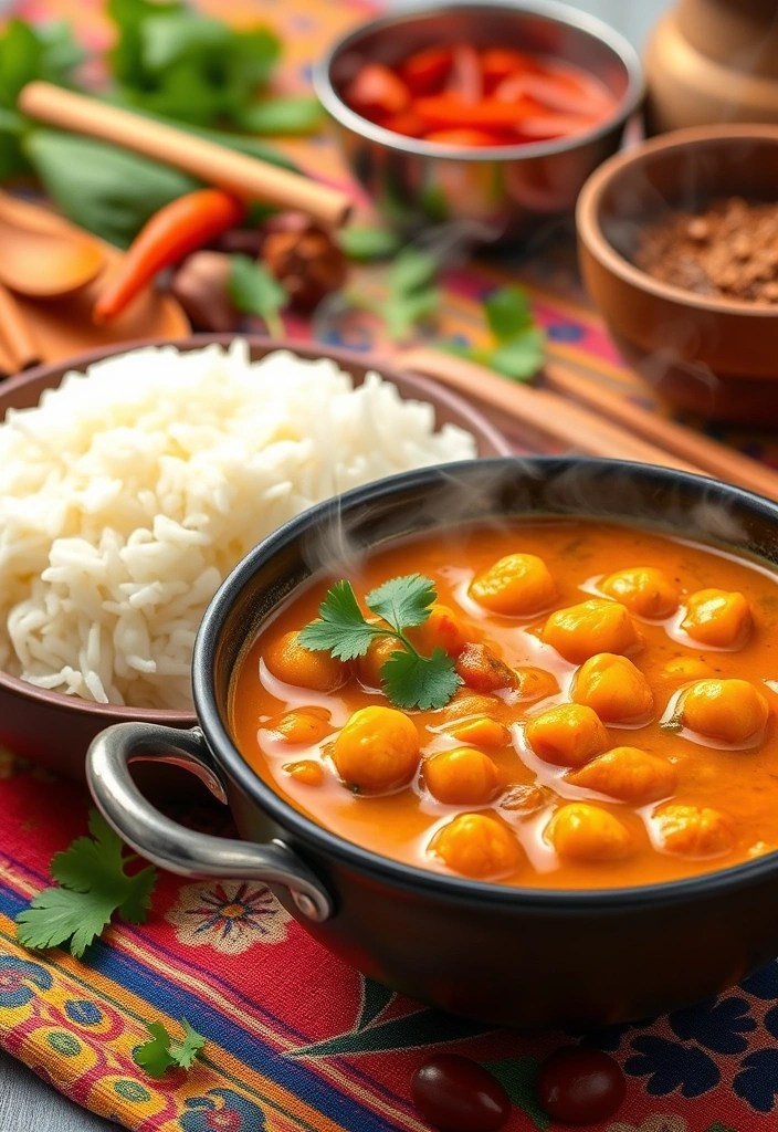 25 Simple Meal Prep Recipes Using Everyday Ingredients (Save Time and Money!) - 13. Chickpea Curry