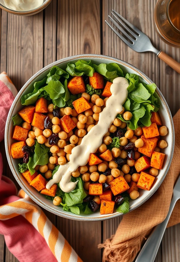 25 Simple Meal Prep Recipes Using Everyday Ingredients (Save Time and Money!) - 4. Sweet Potato and Chickpea Buddha Bowl